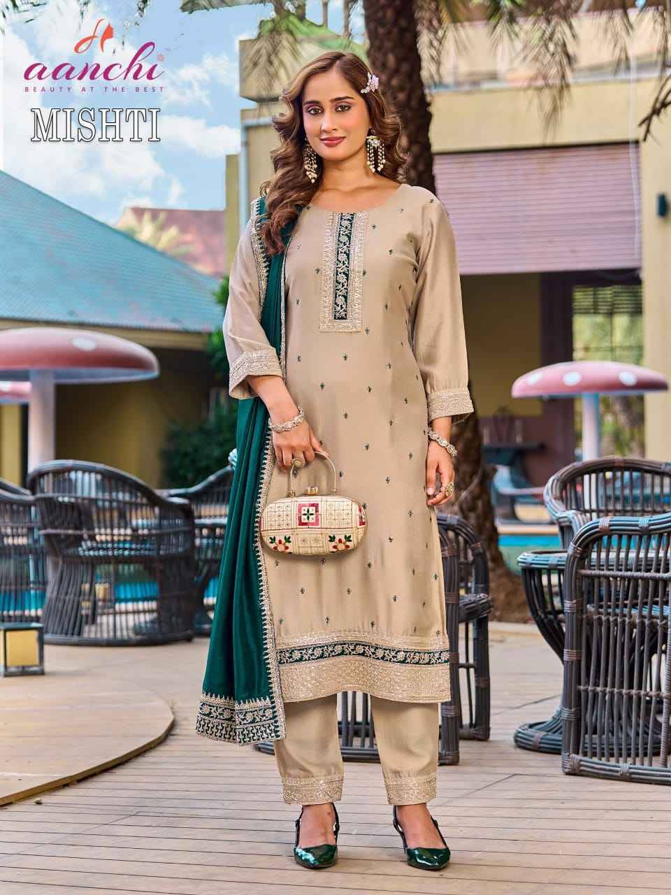 MISHTI By AANCHI 01 To 04 Series Stylish Fancy Colorful party weat dresses At Wholesale Price